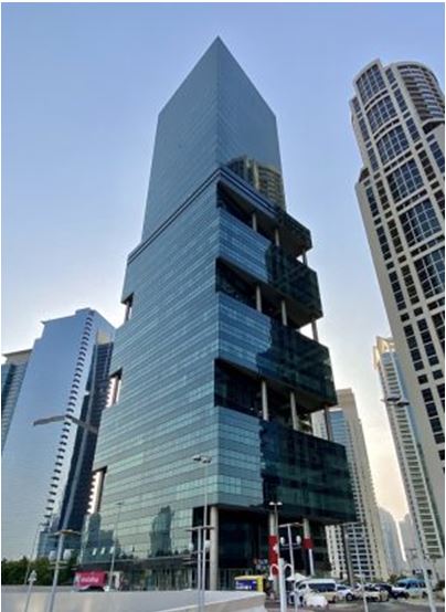 برج-سوییس-در-دبی نوسازی سیستم تهویه با فن های EC شرکت ای بی ام