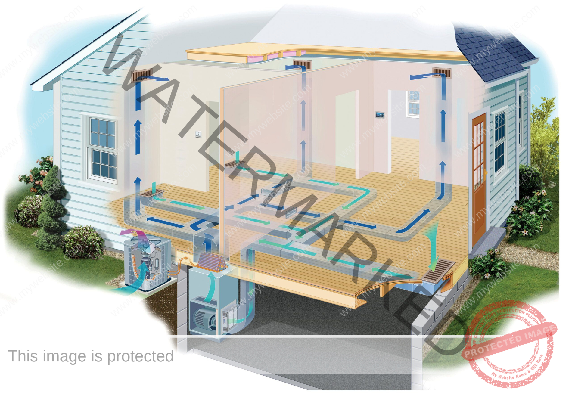 central hvac سیستم مرکزی تهویه